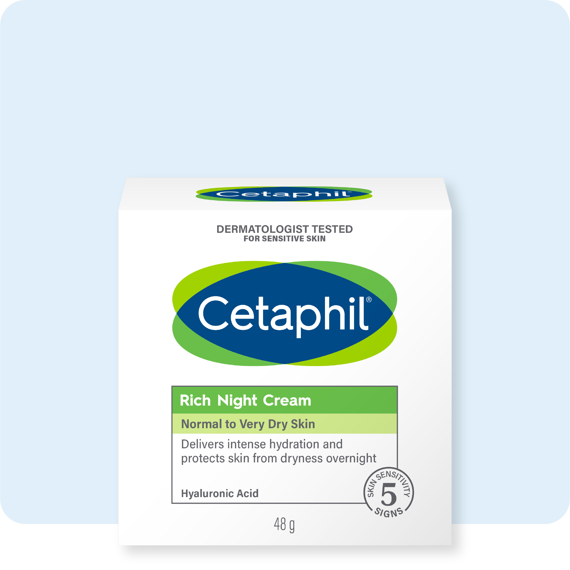 Retain Skin Moisture with Cetaphil Rich Hydrating Night Cream Cetaphil