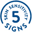 Helps defend against 5 signs of skin sensitivity